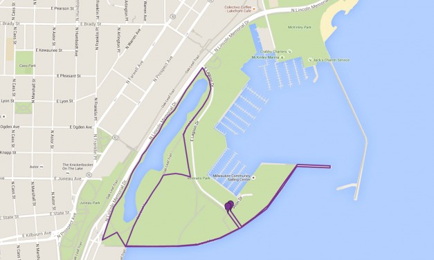 Map: NAMIwalks along Lakefront