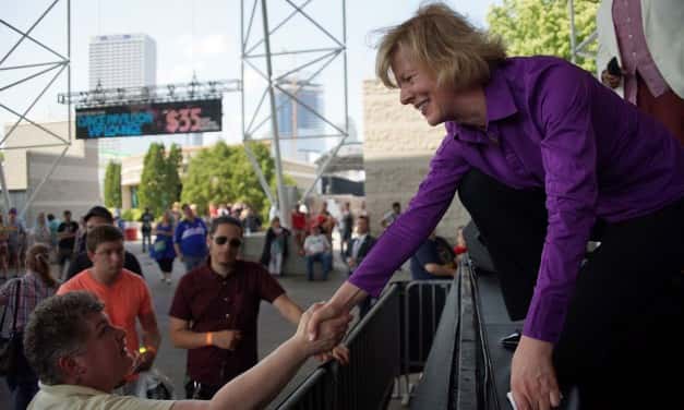 Senator Baldwin opens PrideFest with nod to Harvey Milk