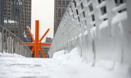 Photo Essay: Downtown in white as winter arrives