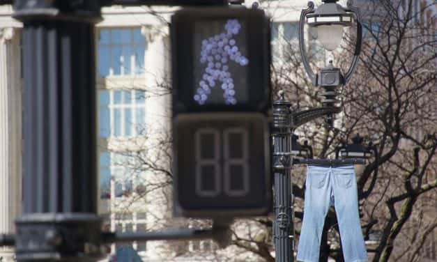 Photo Essay: Awareness campaign lines downtown with jeans