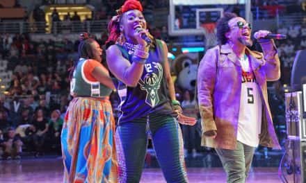 Photo Essay: Arrested Development comes home for Bucks halftime show