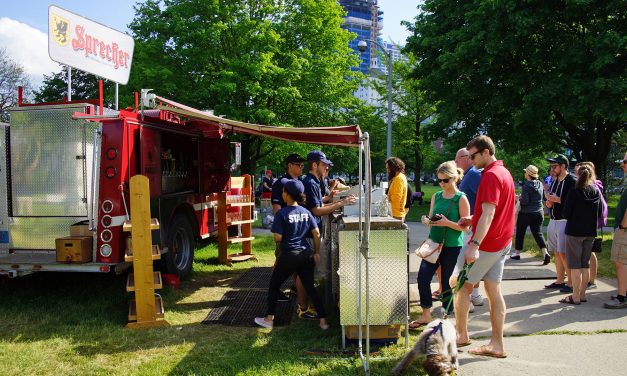 Juneau Park taps the keg to open its Traveling Beer Garden