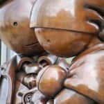 Photo Essay: Immigration family installed in a ton of bronze