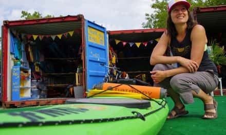 Beth Handle paddles a historic course along Milwaukee River