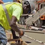 Another 320 feet of track cemented along Streetcar route