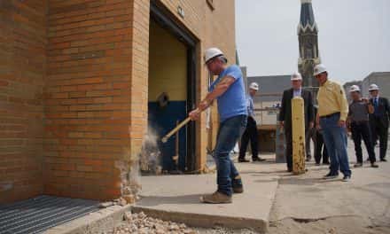 Photo Essay: MKE Brewing Company breaks bricks in Pabst Complex
