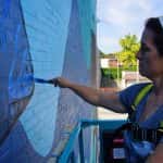 Photo Essay: 88Nine gifts gigantic mural to Central City