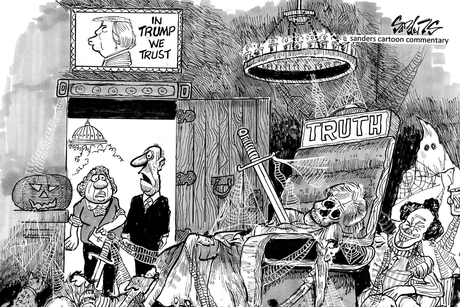 A generation of political cartoons that go against the grain in upcoming  Bill Sanders book | Milwaukee Independent