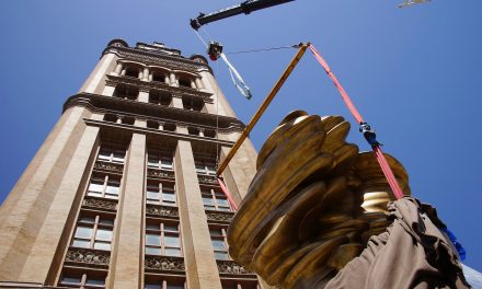 City Hall gets permanent public art display with installation of iconic bronze sculpture