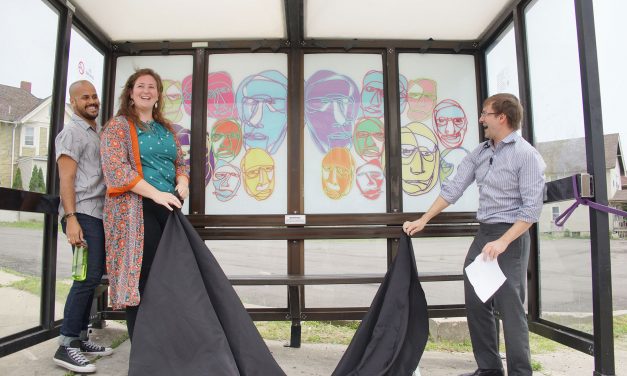 Design project helps local creatives bedazzle MCTS bus shelters with art