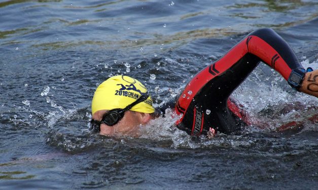Master swimmers compete at first ever Milwaukee River race in Cream City Classic