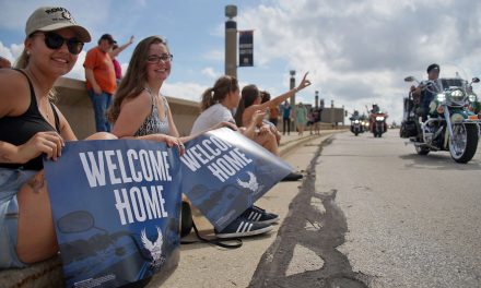 A supercharged parade for Harley-Davidson cycle owners that was 115 years in the making