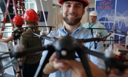 Autonomous drone exhibit takes flight thanks to ingenuity of local aerospace company and students