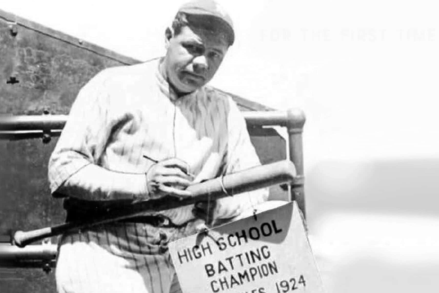 The bat Babe Ruth used to hit home run #500 up for auction in