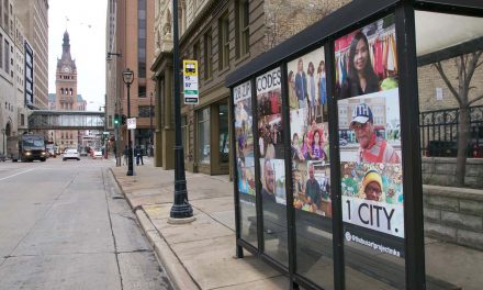 Downtown bus shelters transformed with artwork as beautification project expands