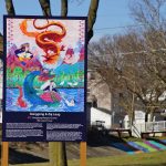 Art display of River Deities reflect immigrant cultures that settled along South Side waterways