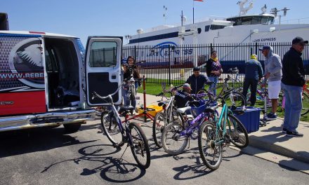 Lake Express Ferry collects hundreds of bicycles for children in annual Earth Week Bike Drive