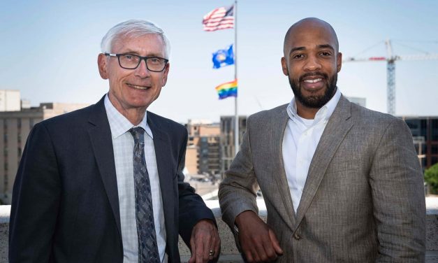 First time in Wisconsin history for Gay Pride Rainbow flag to fly over state Capitol