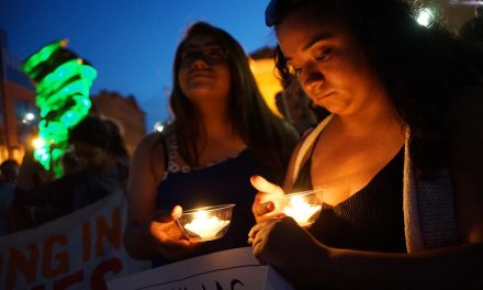 Lights for Liberty coalition holds vigil to shine a light on the darkness of detention camps