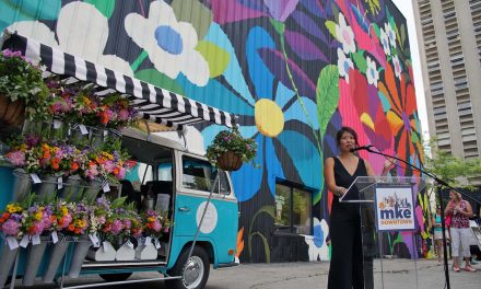Westown blooms with completion of epic mural by Emma Daisy Gertel