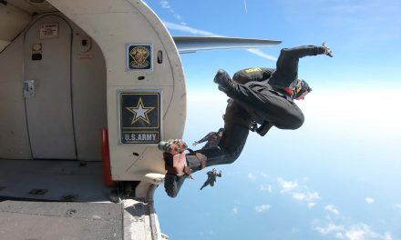 Golden Knights mark 60th year with precise landings from 12,500 feet at Milwaukee Air & Water Show