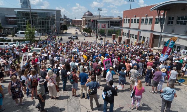 Author of Protestant Reformation invoked by Lutheran activists at local immigration protest