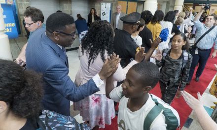 MPS kicks off early start calendar by rolling out red carpet to welcome Golda Meir students