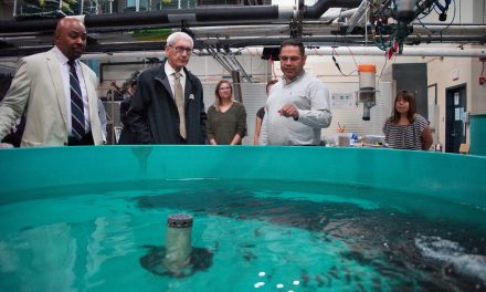 Governor Tony Evers applauds economic benefits of new Freshwater Collaborative during scientific tour