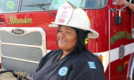MCTS bus driver honored during Fire Prevention Week for saving residents from a burning apartment
