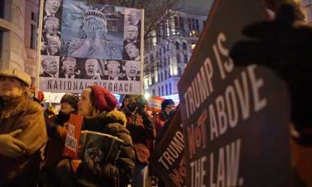 Nobody Is Above The Law: Impeachment rally mobilizes at Senator Ron Johnson’s office before historic vote