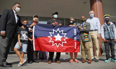 Juneteenth Flag: Historic symbol of Black liberation from slavery flown at City Hall Complex for first time