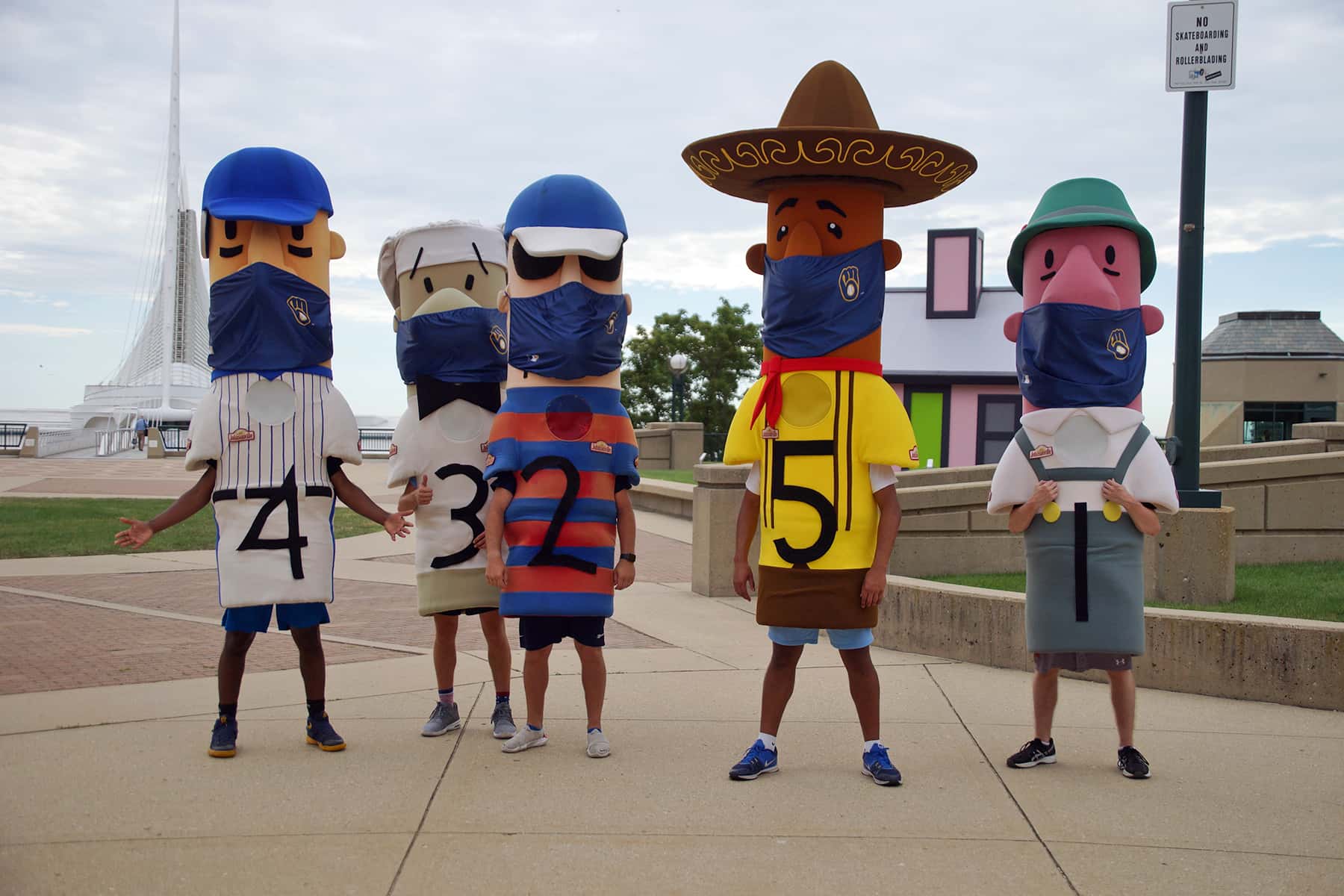 A Milwaukee baseball tradition continues for the Brewers as the racing  sausages go on the road