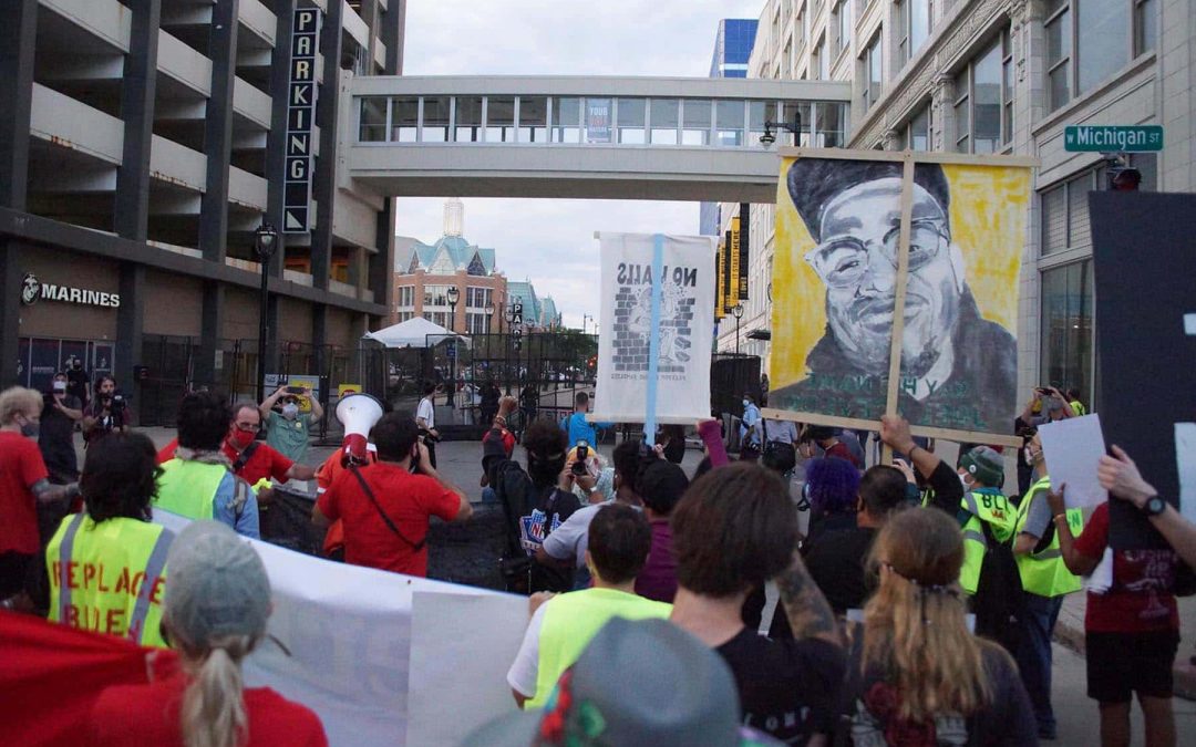 March on the DNC: Local protestors call for action from Democrats on eve of Joe Biden’s nomination