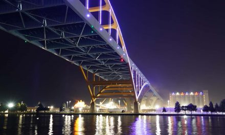 Night Lights: Hoan Bridge officially begins illumination along the lakefront every evening