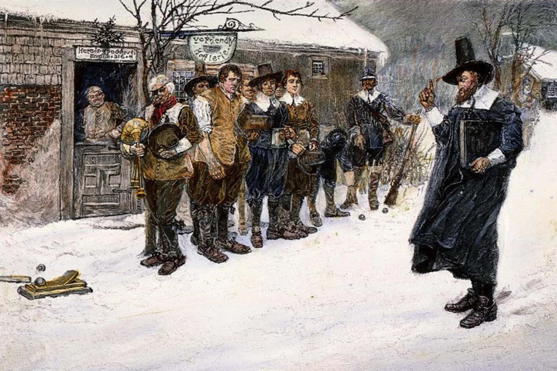 An aversion to Christmas chaos Why the first American settlers forbid