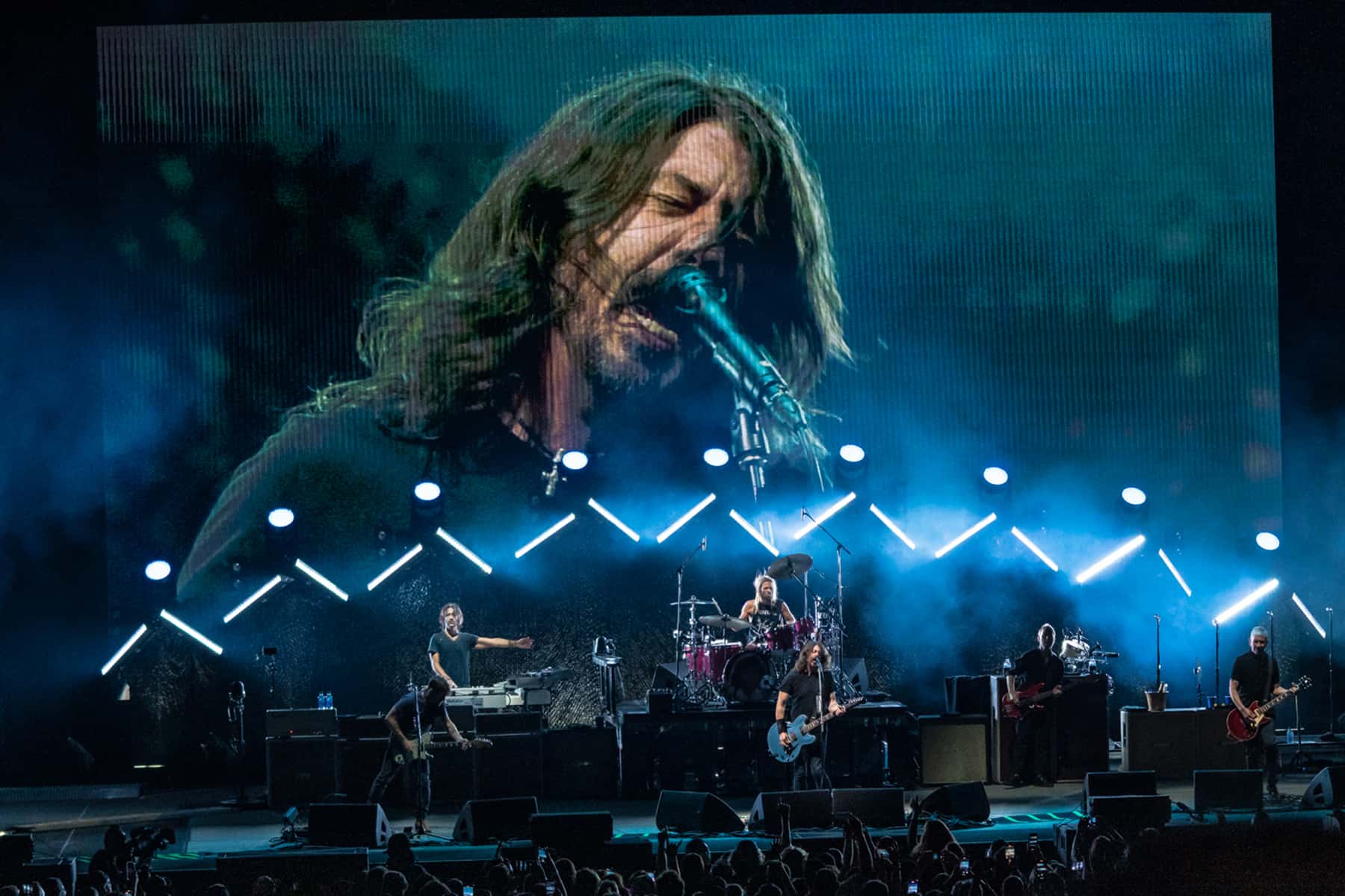 Live music returns Foo Fighters perform first major concert in