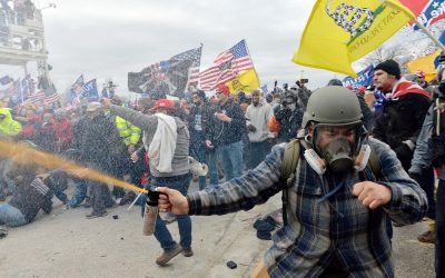 The media has a duty to report that a political party openly endorses using violence to overturn elections