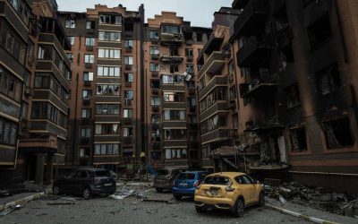 Enemy at the Door: Irpin couple hides for days from Russian armored column just outside their apartment