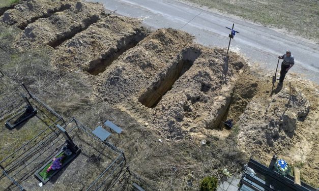 Volunteers in Kyiv endure burdens of exhuming bodies to help investigate war crimes by Russian troops