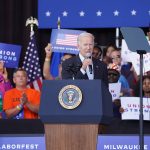 President Joe Biden celebrates labor victories in Milwaukee and rebukes violent MAGA Republicans