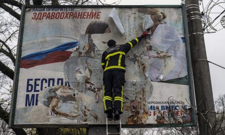 Occupation Billboards: Russia’s propaganda war has been waged in tandem with the battlefield brutality