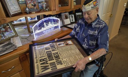 USS Arizona survivor honors the heroes killed at Pearl Harbor on 81st anniversary observance