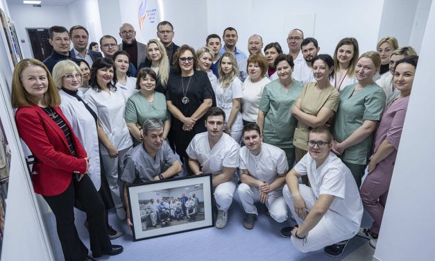 Months after doctors escaped from occupied Mariupol they reassembled to open a hospital in Kyiv