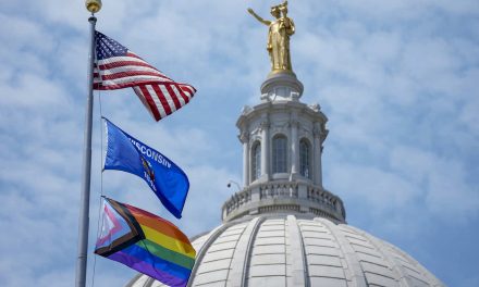 Gay Pride flag once again raised over state capital in show of support for Wisconsin’s LGBTQ+ community