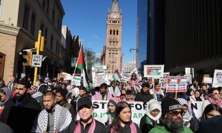 Justice for Palestinians: Thousands march in Milwaukee to show solidarity with the people of Gaza