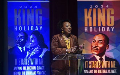 MLK’s daughter urges nations to adopt philosophy of “Kingian nonviolence” as conflict threatens humanity