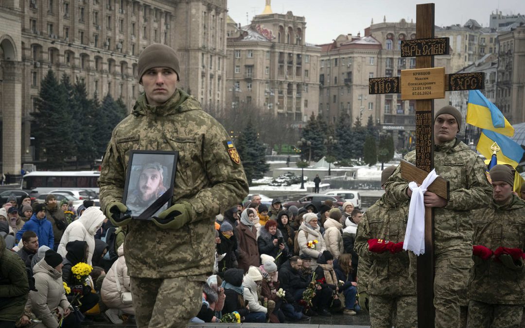 Maksym Kryvtsov: Beloved poet who was killed protecting Ukraine’s independence honored in Kyiv