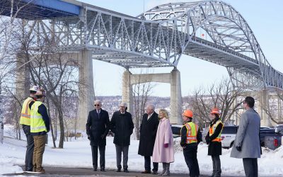 President Biden revisits decaying Wisconsin bridge he vowed to help fix as part of $5B infrastructure plan