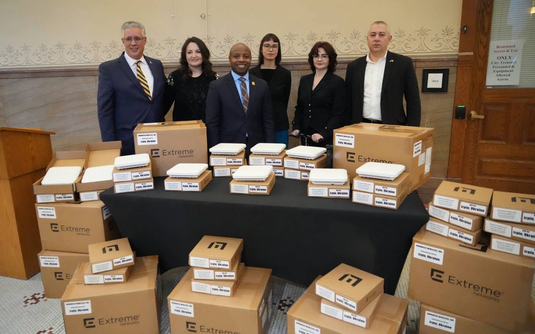 Advanced Wireless begins shipping hundreds of access points it donated to rebuild Irpin’s Wi-Fi network