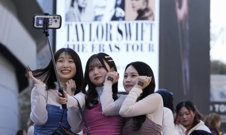Worldwide attention of Taylor Swift kicks into overdrive as she races from Tokyo to Super Bowl